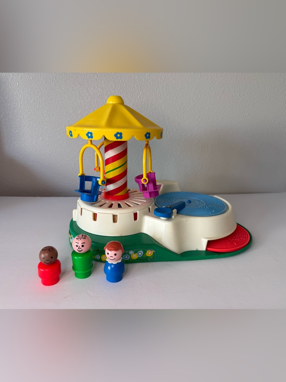 Vintage Fisher Price Change-A-Tune Carousel #170